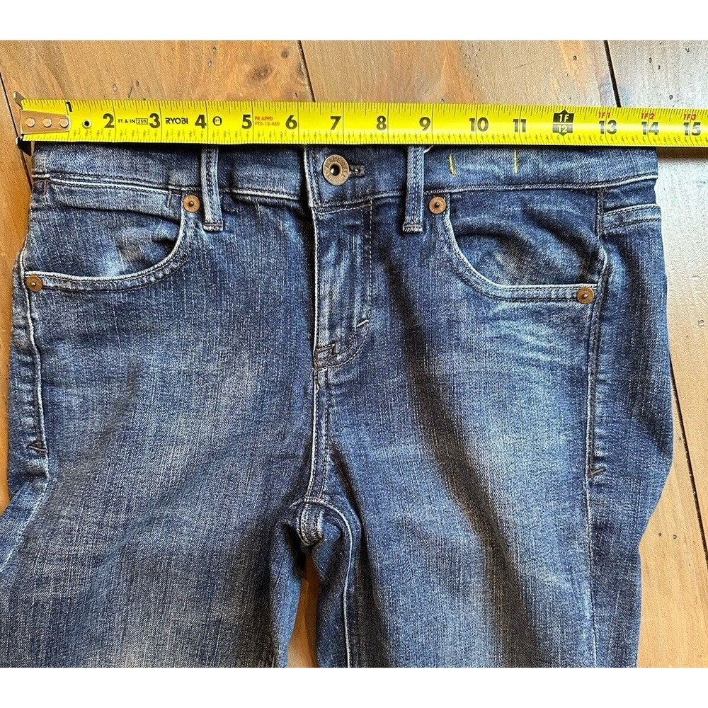 Madewell 10" High Riser Skinny Skinny Jeans Women's Size 26 Blue EUC 31 Inseam - Picture 8 of 8